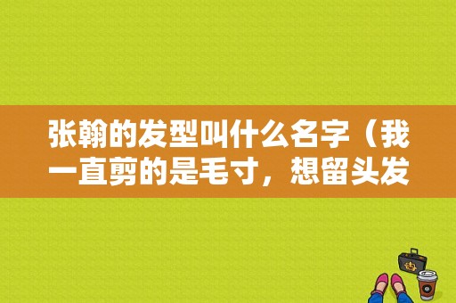 张翰的发型叫什么名字（我一直剪的是毛寸，想留头发帘，但是头发硬，不知道怎么办，还有直刘海好看还是斜刘海好看）