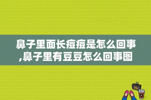 鼻子里面长痘痘是怎么回事,鼻子里有豆豆怎么回事图片