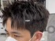 男生前面的头发最长的有10cm上面的7cm但后面的头发短能烫发吗,怎么弄短头发好看又简单