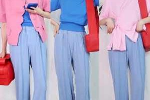 蓝色的衣服和什么颜色的衣服搭配好呢,蓝色上衣怎么搭配裤子