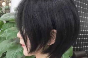 自己染黑色头发,详细步骤,黑色头发怎么弄好看的发型