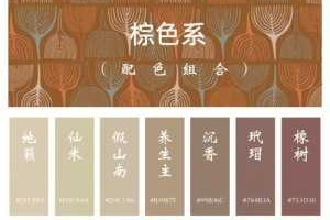 棕色是什么颜色的图片（棕色是什么颜色配色）