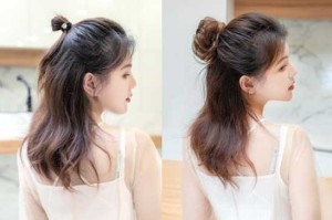 短发女生怎么扎丸子头（短发如何扎丸子头）