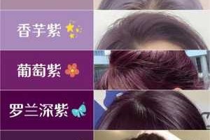 原生发染紫色调配方法,紫色头发怎么调出来的