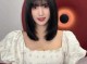 大脸盘子适合什么发型,盘子脸适合什么刘海女