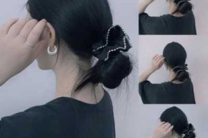 怎么绑发圈（真丝发圈怎么绑头发）