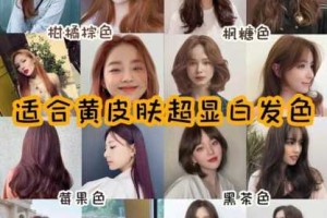 脸色黄适合染什么颜色（50岁黄皮肤染什么颜色好看）