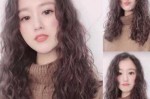 脸圆脸大适合什么发型（脸又圆又胖，自然卷，留什么发型好看？易打理）