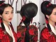 怎样梳汉代发型,长直黑发怎么扎好看图片