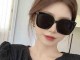方脸适合什么墨镜图片（方脸适合什么墨镜图片女）