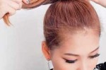 长发无刘海怎么扎好看（头发多没刘海怎么扎头发）