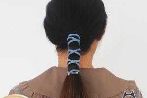 皮革束发带用法,束发带怎么戴图解视频