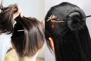 怎么扎古代簪子,怎么用簪子挽头发视频教程