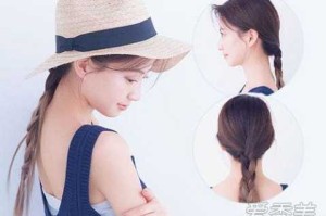 长发过腰学生党怎么扎,黑长直发型怎么扎减龄