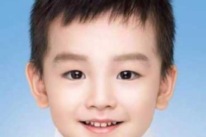 儿童证件照梳什么发型好看,小男孩什么发型好看图片
