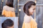 七岁小学生短发怎么扎辫子,宝宝短发要怎么扎头发好看