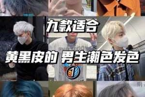 适合黄黑皮的六种颜色,黑皮染发什么颜色好看男