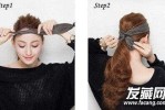 长发怎么用发带（长发怎么用发带扎成披肩发）