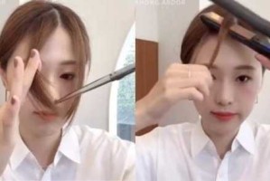 发蜡怎么抓刘海（法式刘海怎么夹直板夹）