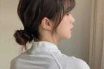 三种低丸子头扎法,低丸子头怎么扎好看图解