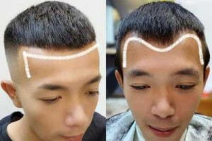 男士m型额头适合的发型,男生m头型适合什么发型图片