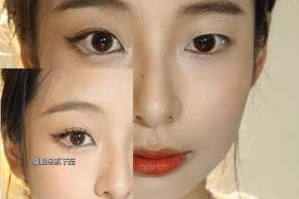 内双外眼泡画眼线最简单的方法,内双怎么画眼线图解女