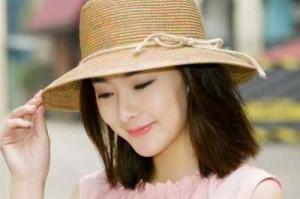 披头发怎么戴遮阳帽,草帽适合什么发型女