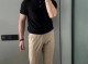 男士九分裤搭配什么鞋子比较好,男生九分裤配什么上衣好看
