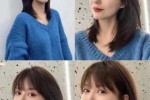 圆脸适合什么发型中发（适合圆脸的短发！头发还有点卷！适合什么发型）