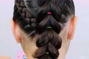 小孩的扎辫子的好看的方法,怎么给孩子扎辫子好看视频