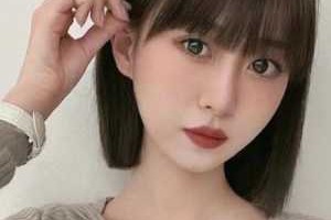 脸大适合一刀切短发吗,大脸人适合什么短发女
