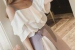 一字肩连衣裙配什么发型,一字肩衣服配什么发型好看