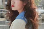 头发有点自然卷的大脸女生适合什么发型,女生大脸适合什么发型