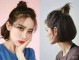 方脸怎么扎半丸子头图（方脸怎么扎半丸子头图片）