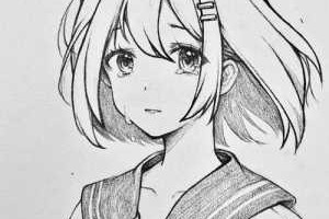怎么画短发女生（怎么画短发女生简笔画）