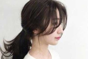 短中分怎么扎（中分低马尾扎法）