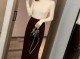 一步裙搭配什么上衣,一步裙怎么搭配衣服好看