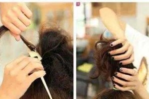 怎么倒梳打毛头发,头发怎么倒梳好看