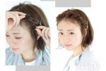 头发怎么绑好看（本人头发是前面两边头发长，后面头发短。怎么才能扎起来，即潮流又好看）