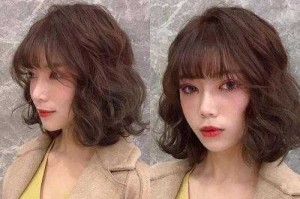 瘦脸型适合什么短发（大脸适合什么短发4款短发烫发瘦脸发型）