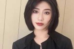 脸型为方脸的女生适合什么样的短发短发,方脸短发适合什么发型好看