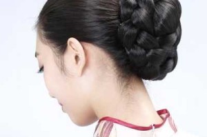 古风头饰怎么扎头发,花苞头怎么梳视频