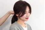 脸大中短头发扎什么发型显脸小,脸大扎什么辫子好看图片