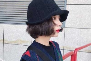超短发适合戴什么帽子,超短发适合戴什么帽子图片
