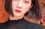 长脸头发少适合什么短发（一刀切短发无刘海适合长脸吗）