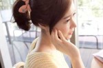 短发马尾辫怎么扎好看,到肩的头发怎么扎辫子好看