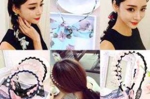 缠花发箍怎么戴好看,蝴蝶结发箍怎么带好看图片