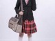 穿校服裙子扎什么头发,穿裙子配什么发型好看图片
