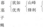峰的辨字组词,辫什么利什么的成语