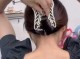 什么东西可以固定发型（发量多怎么用抓夹固定头发）